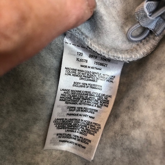 Columbia Fleece Jacket, Light Grey, Medium - Picture 4 of 8